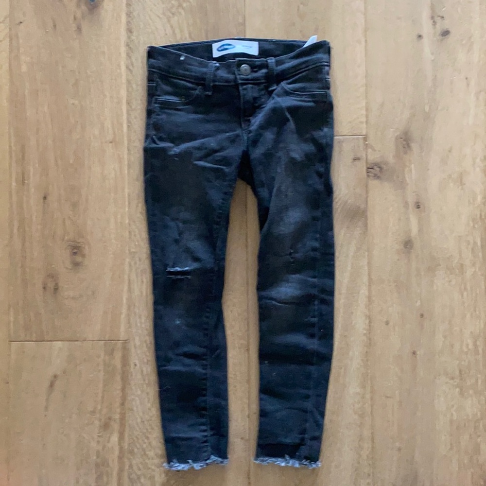 Black distressed Rockstar Jeans